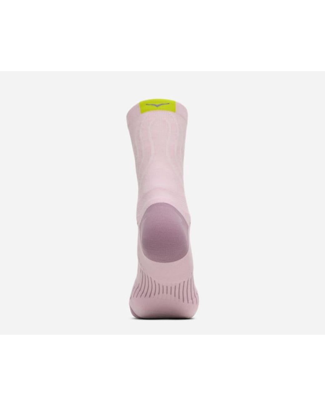 Hoka One One Pink Bondi Quarter Run Sock