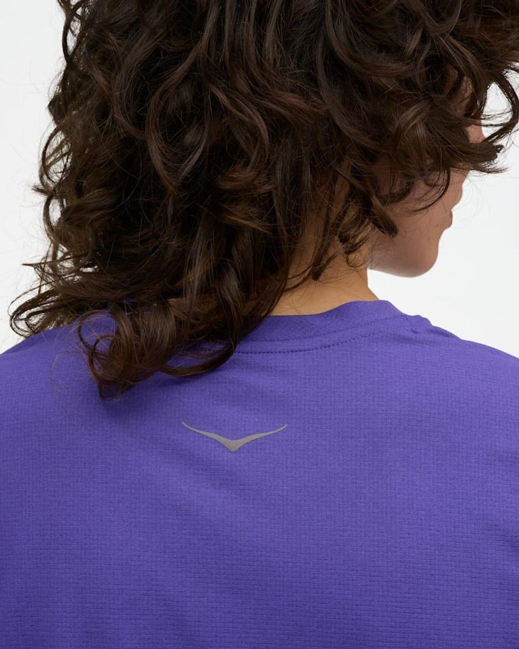 Hoka One One Purple Everyrun Short Sleeve Top
