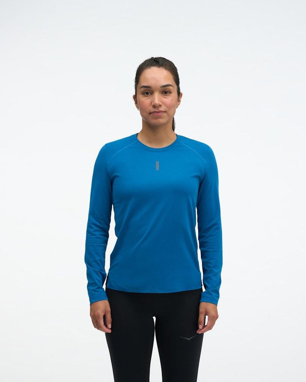 Hoka One One Blue Everyrun Long Sleeve Top