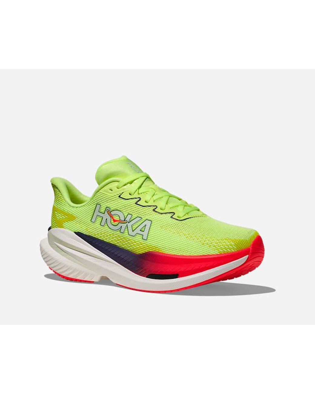 Hoka One One Green Mach X 3 Road Running Shoes