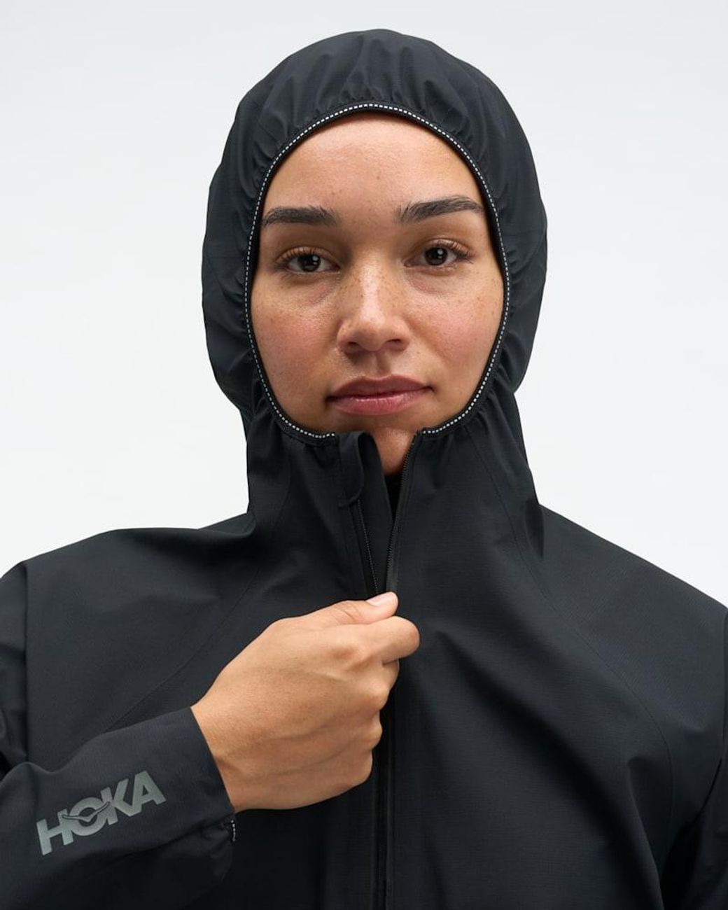 Hoka One One Blue Skybreeze Waterproof Jacket Gore-tex