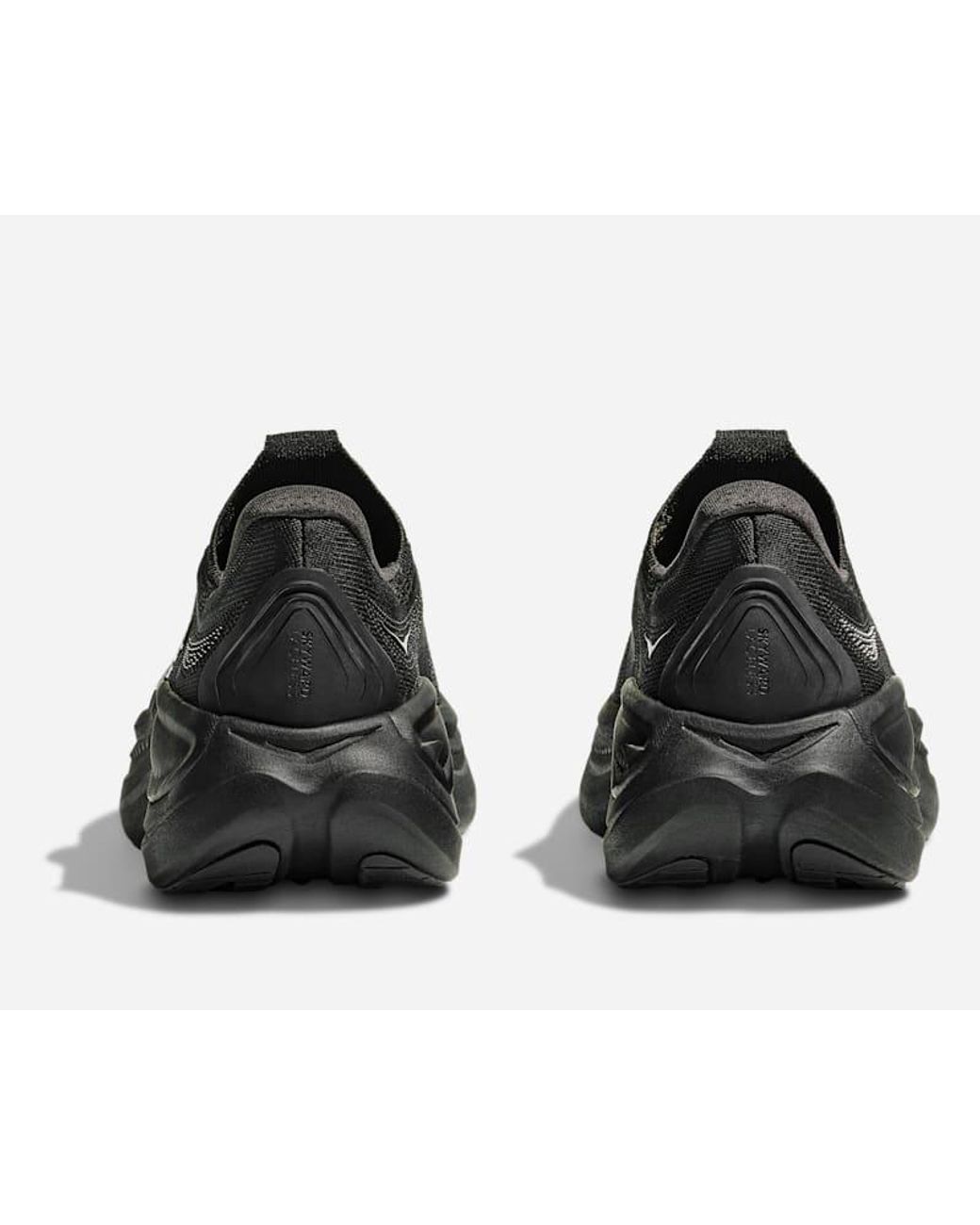 Hoka One One Black Skyward Laceless Recovery Shoes