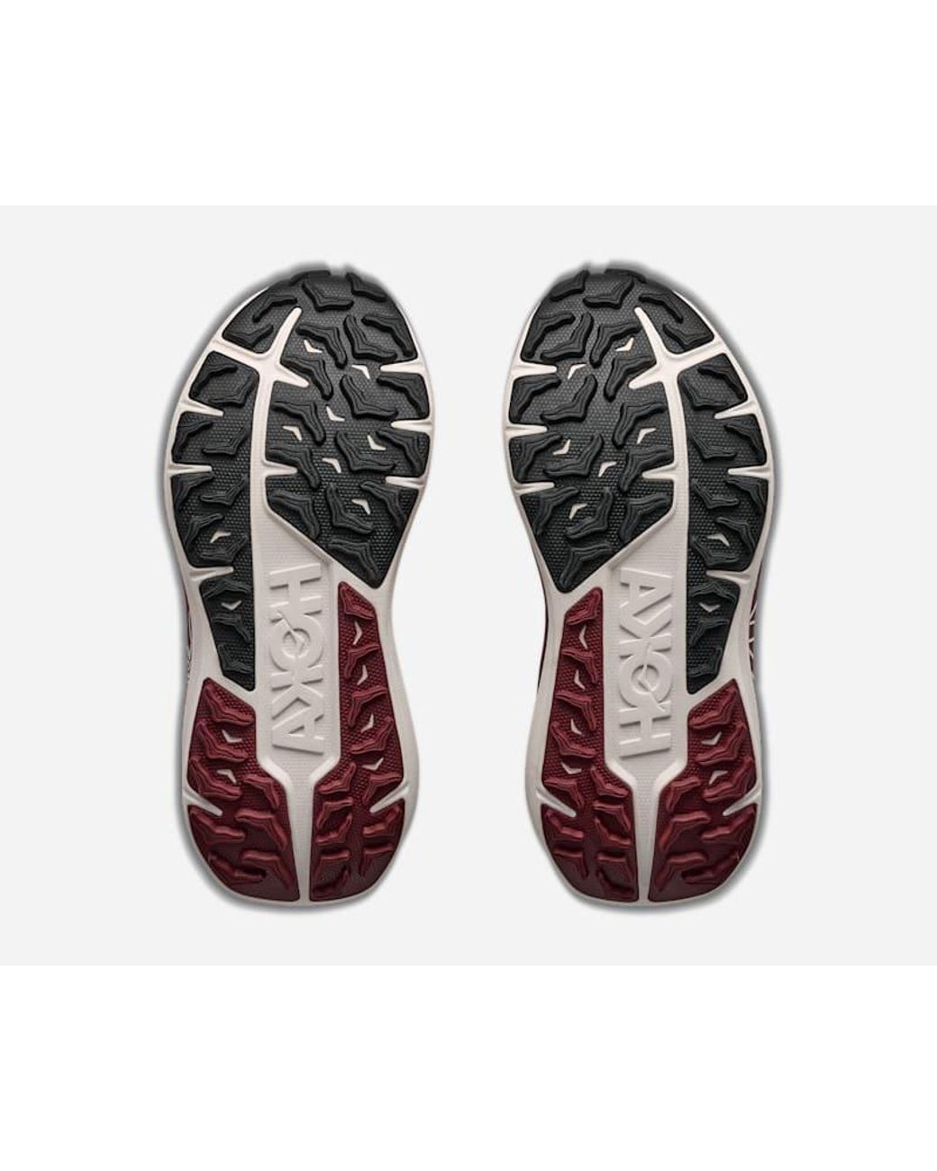 Hoka One One Red Stinson 8 Trail Shoes