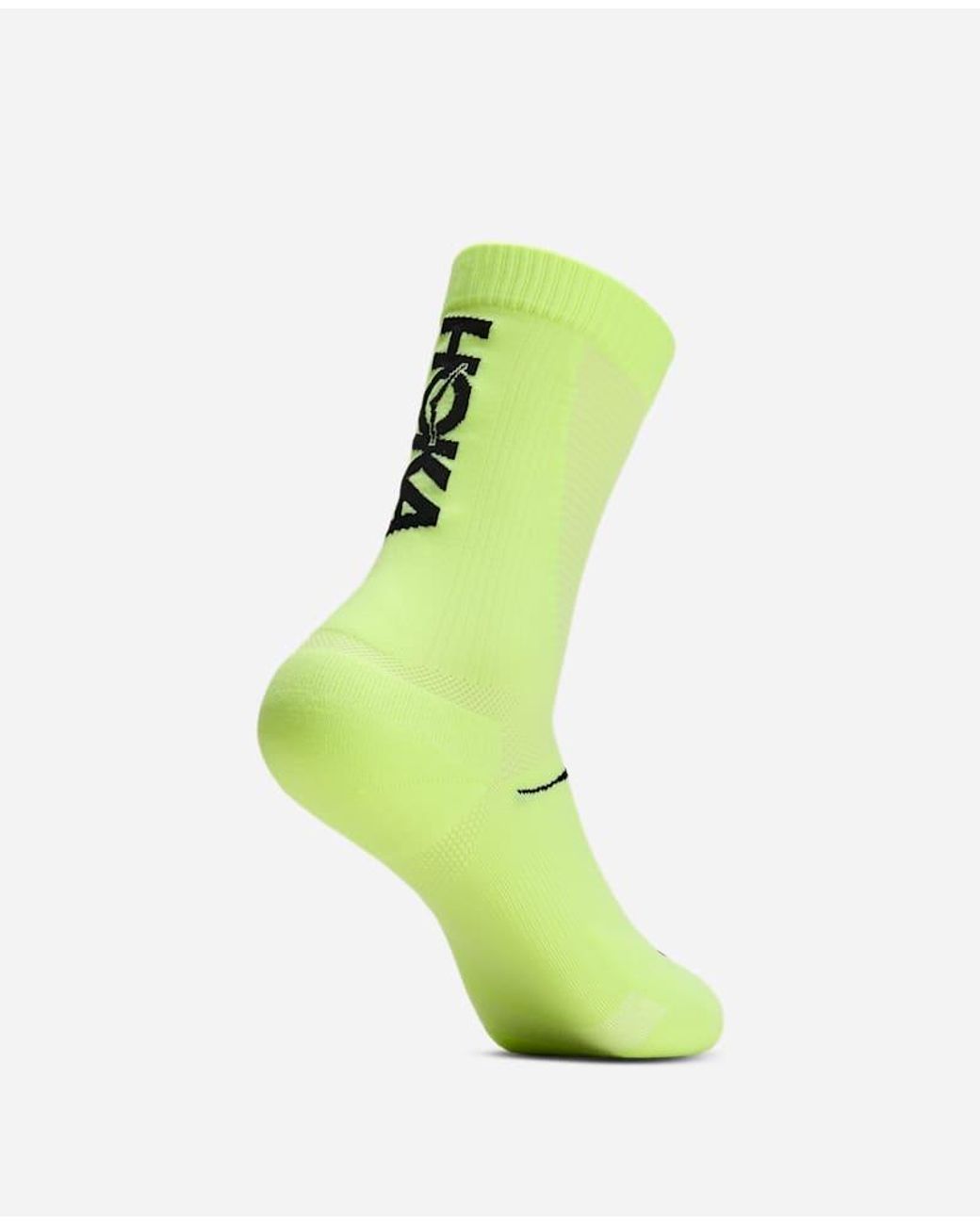 Hoka One One Green Race Day Crew Sock