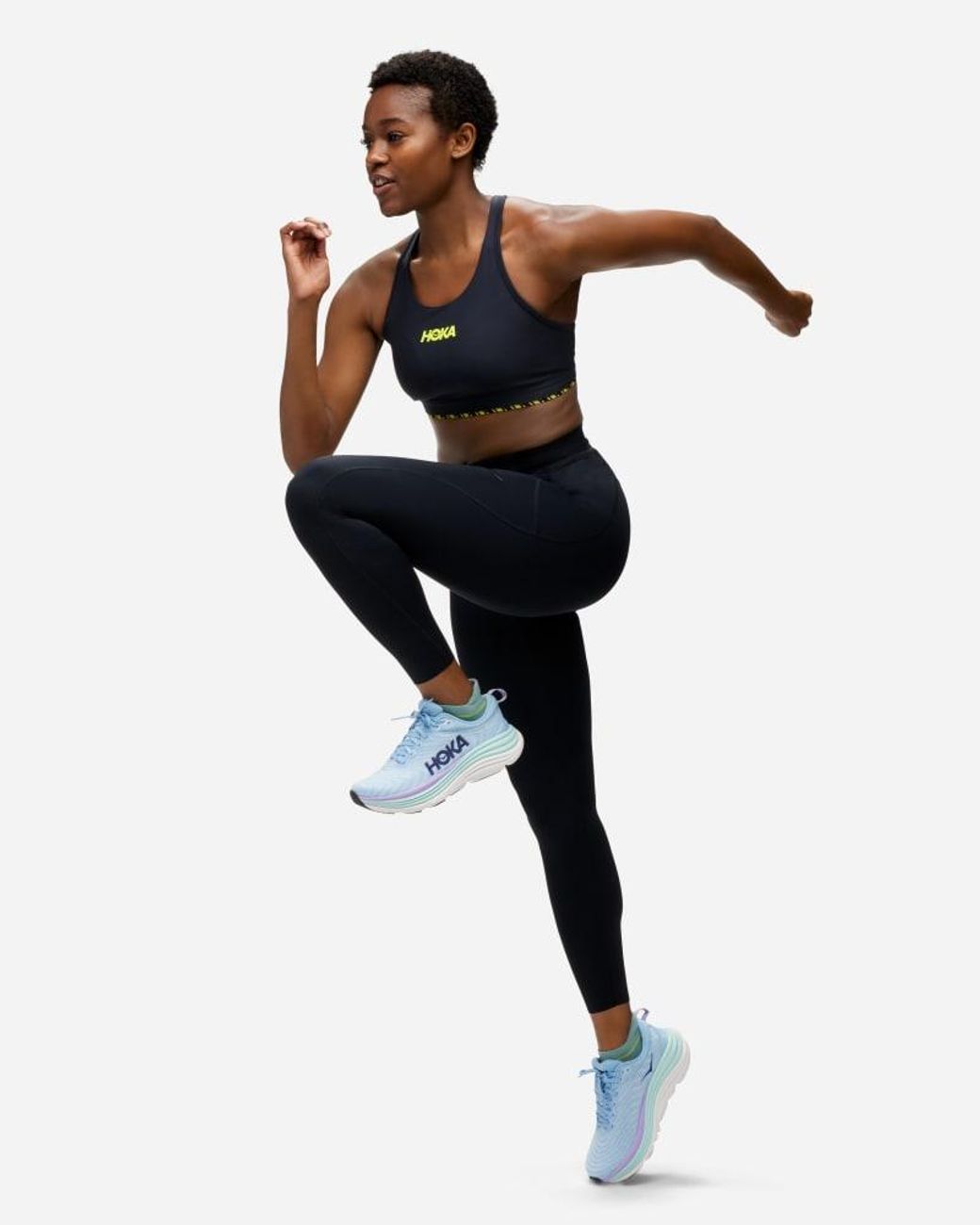 Hoka One One Blue Novafly Run Tight 25''