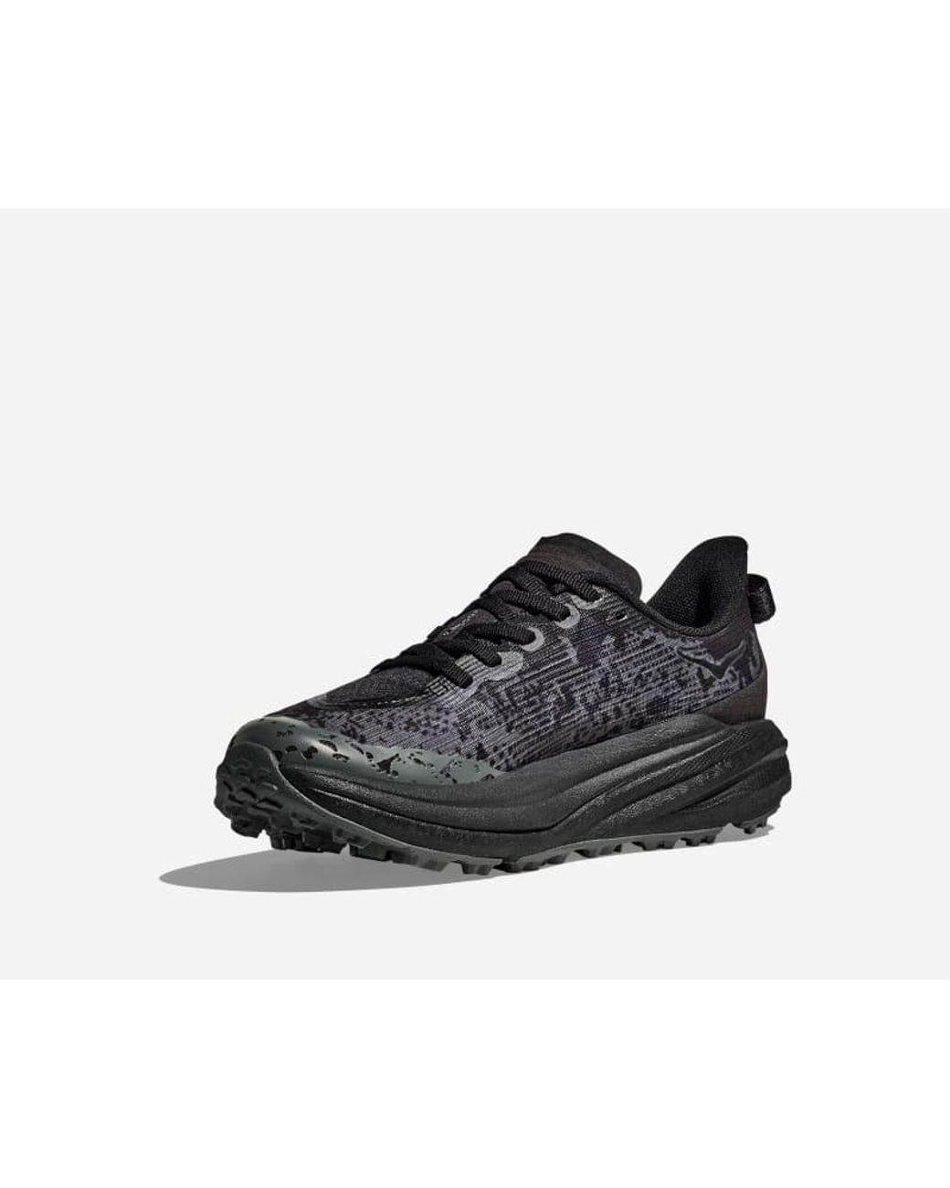 Hoka One One Black Kid's Speedgoat 6 Trail Shoes