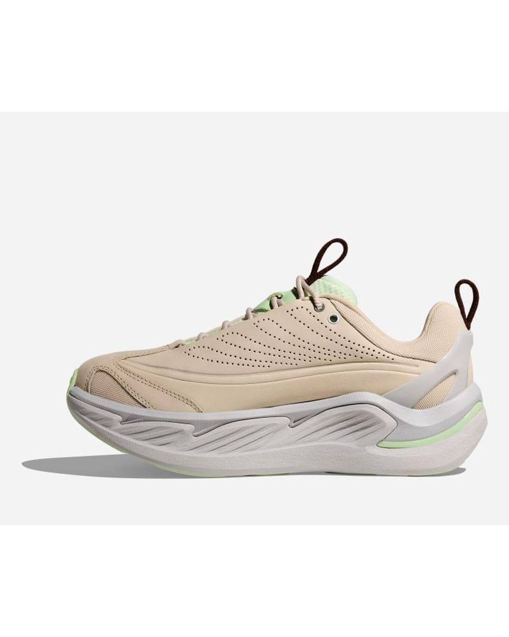 Hoka One One White Elevon X Lifestyle Shoes