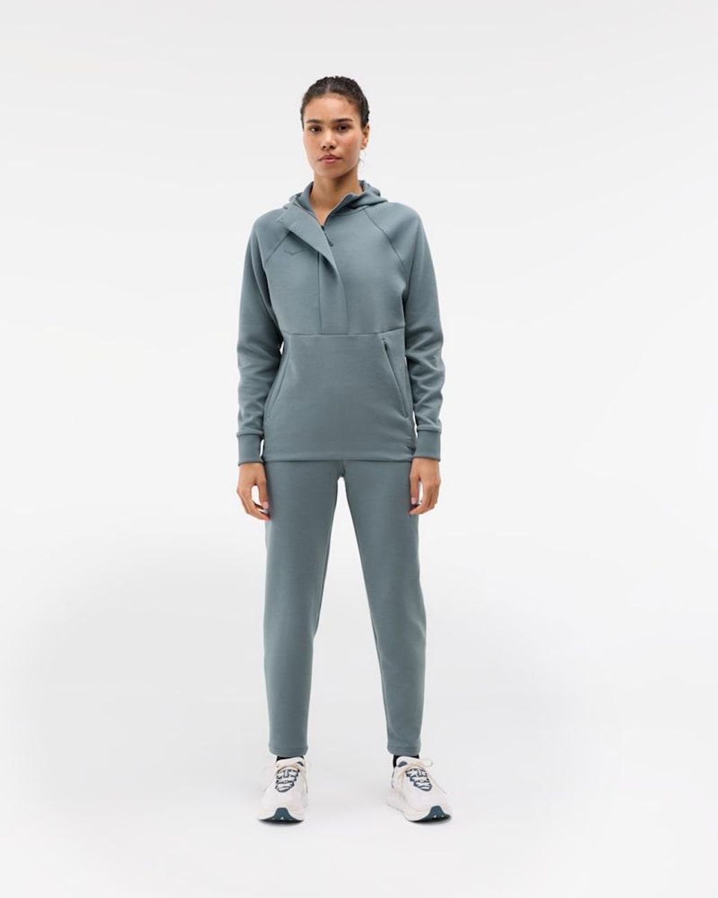 Hoka One One Blue Essential Recovery Hoodie