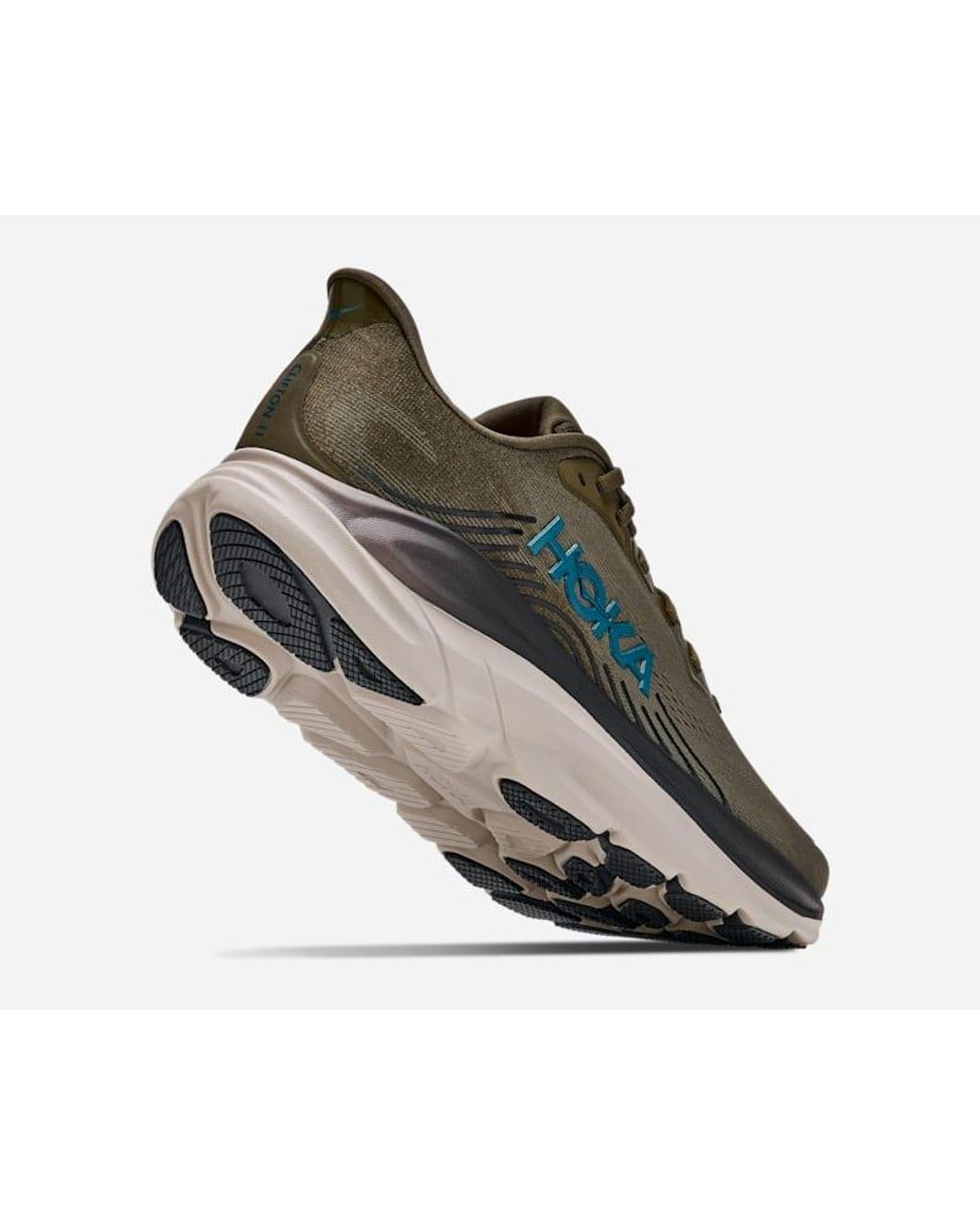 Hoka One One Gray Clifton 11 Road Running Shoes for men