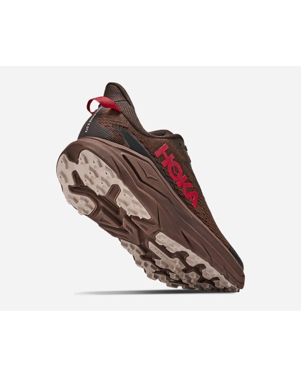 Hoka One One Red Challenger 8 Gore-tex Trail Shoes for men
