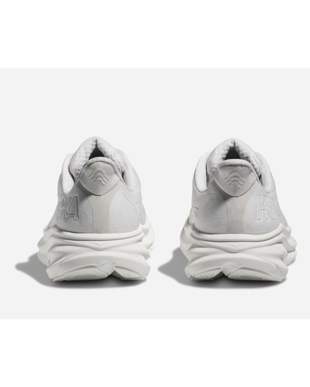 Hoka One One White Clifton 9 for men