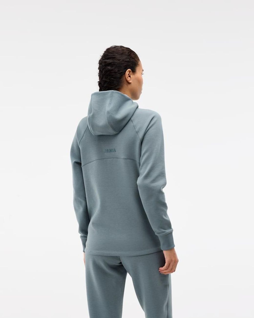 Hoka One One Blue Essential Recovery Hoodie