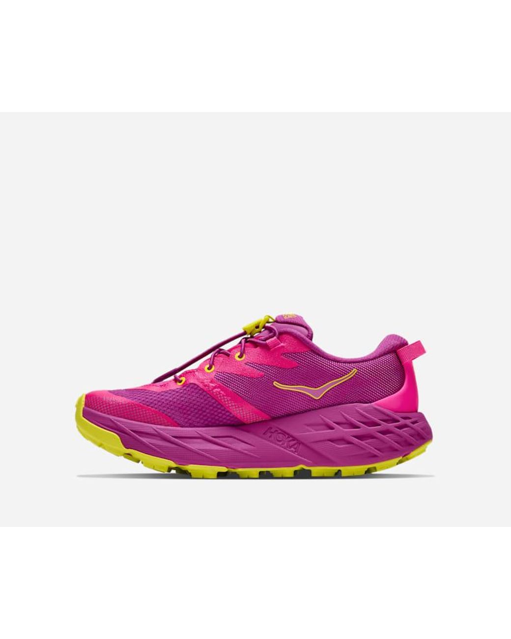 Hoka One One Pink Kid's Speedgoat 7 Trail Shoes