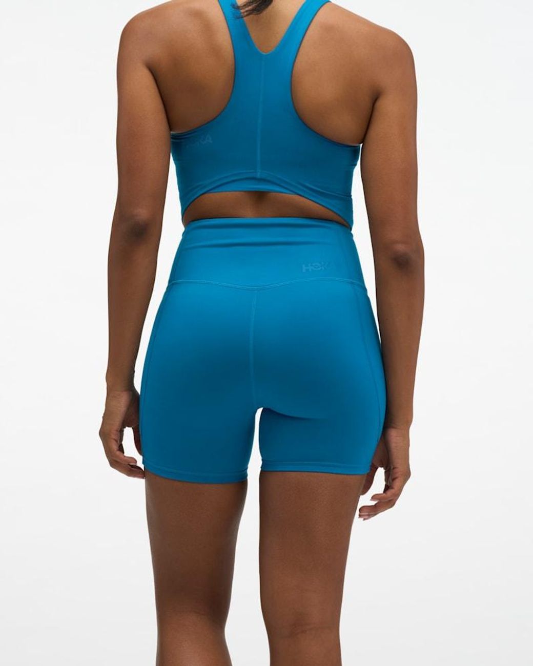 Hoka One One Blue Elaro 5" Bike Shorts