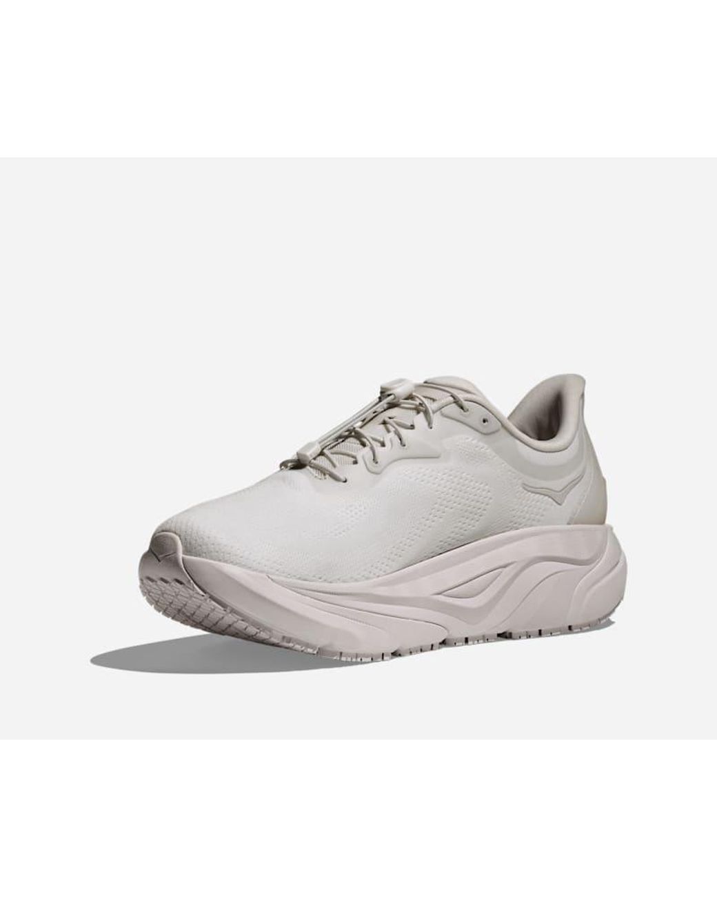 Hoka One One White Arahi Sr Walking Shoes for men