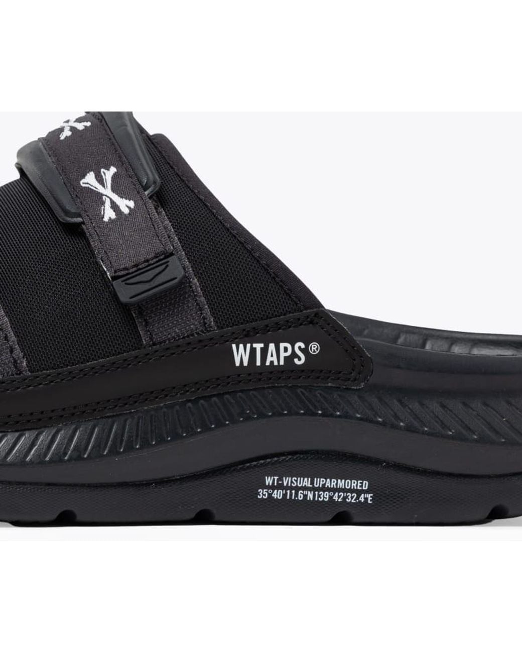 Hoka One One Ora Luxe WTAPS Schuhe in Jet Black/White Größe M37 1 