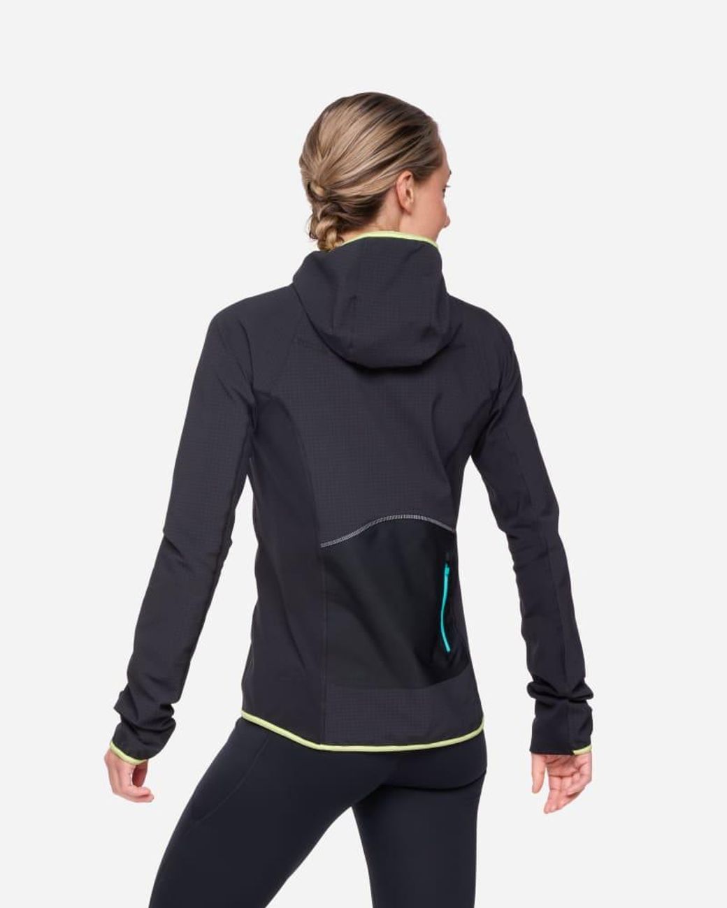 Hoka One One Blue Skyglow Half-zip Jacket