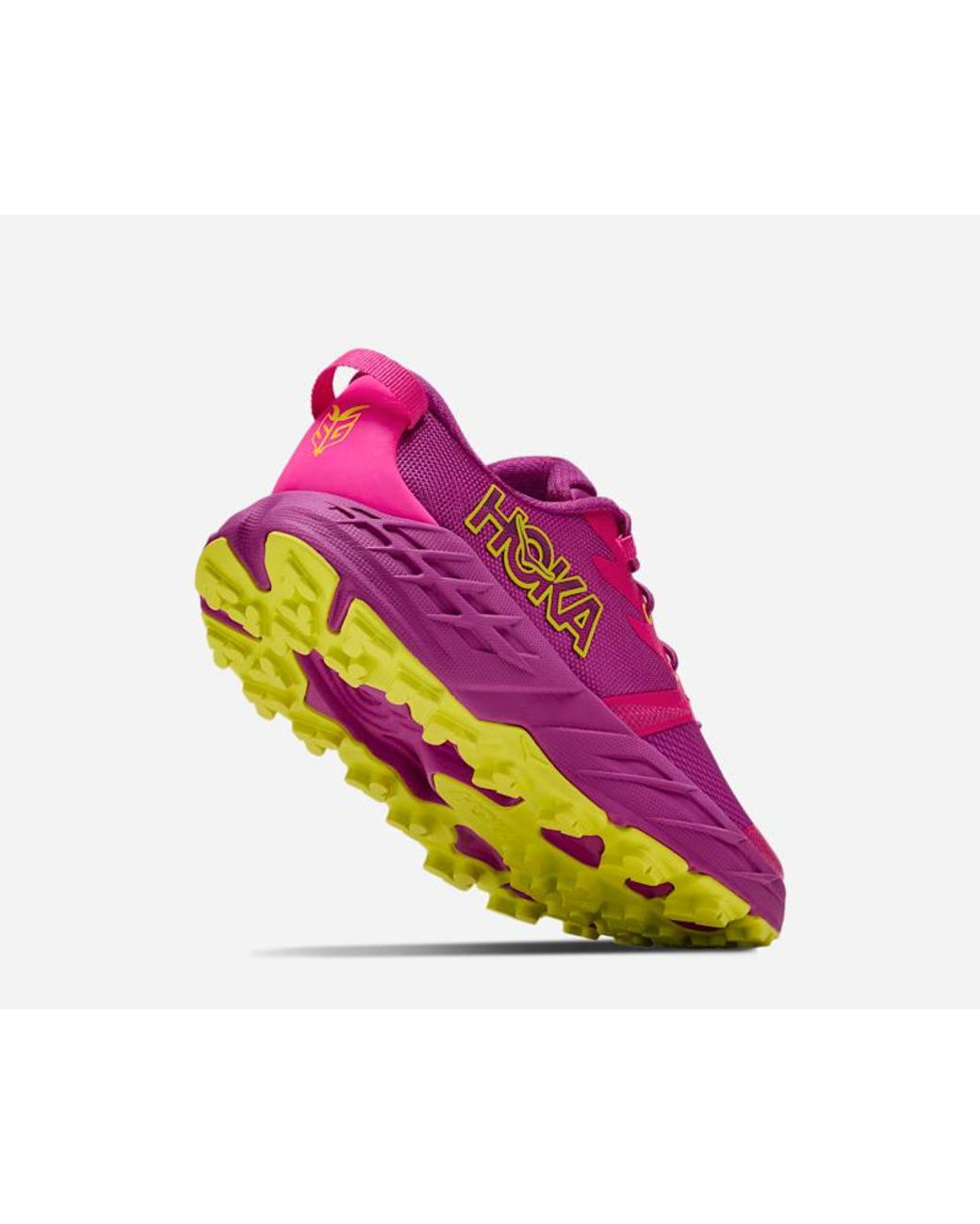 Hoka One One Pink Kid's Speedgoat 7 Trail Shoes