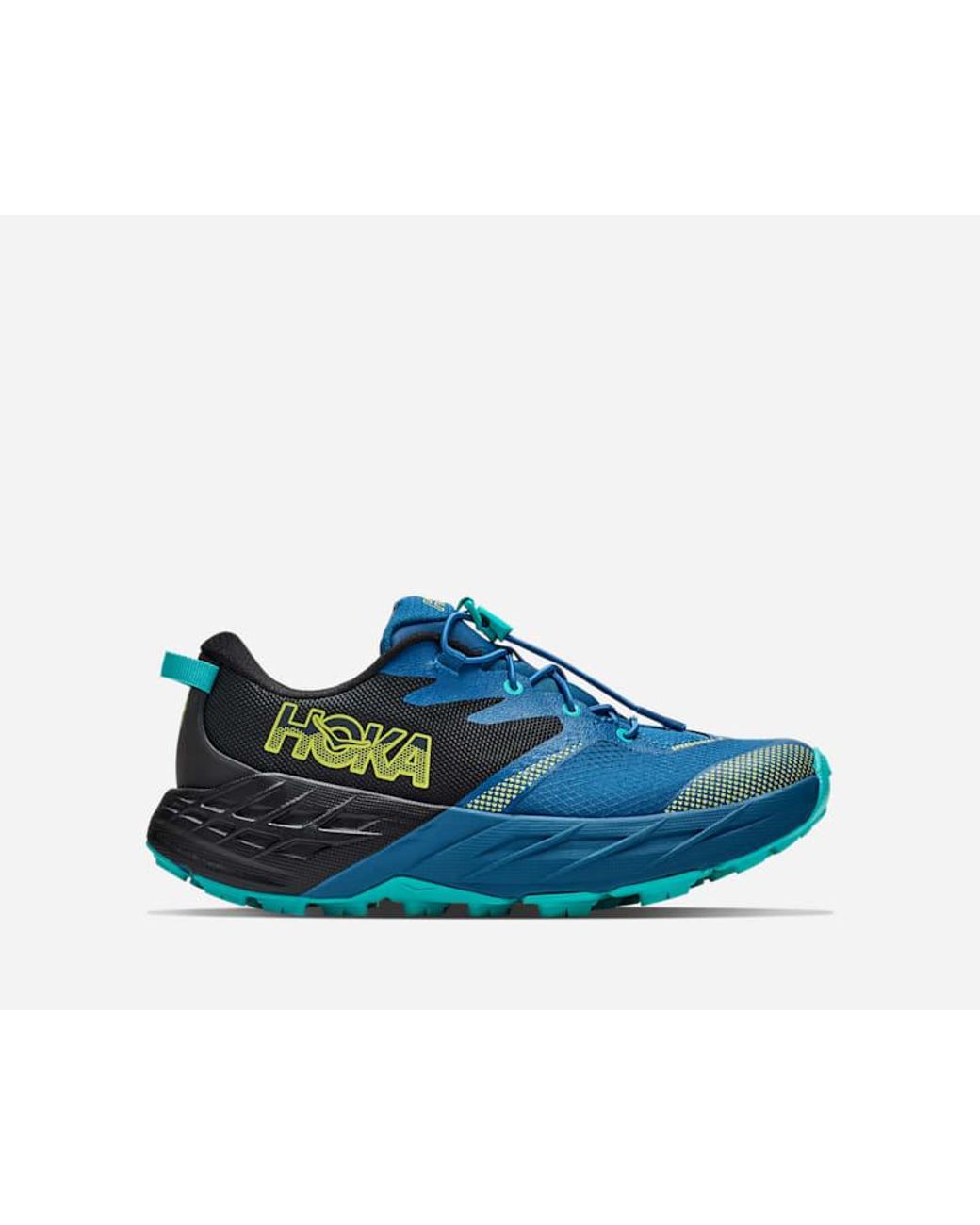 Hoka One One Blue Kid's Speedgoat 7 Trail Shoes