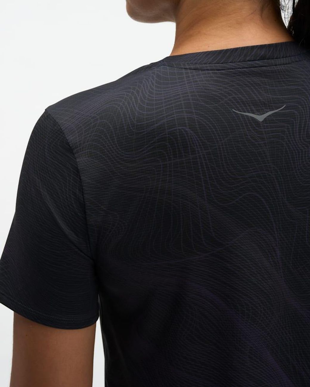 Hoka One One Blue Everyrun Short Sleeve Top