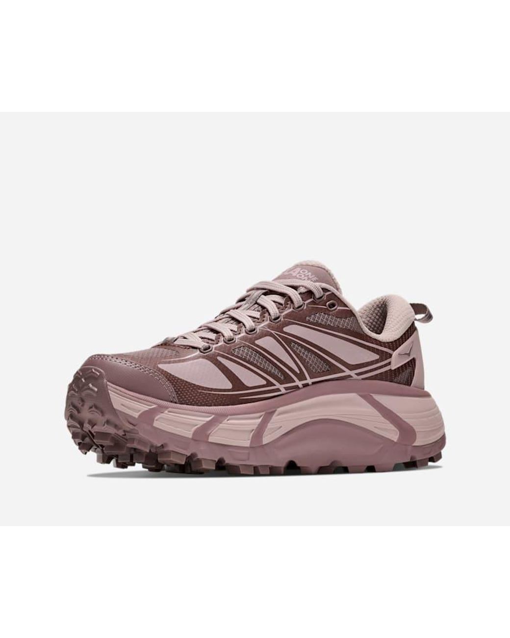 Hoka One One Pink Mafate Speed 2 Lifestyle Shoes