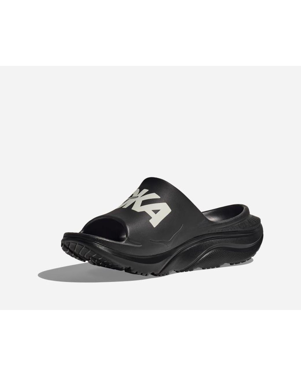 Hoka One One Black Ora Athletic Slide