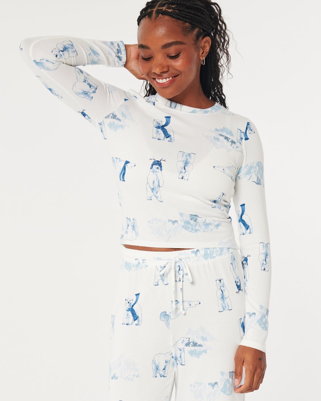 Hollister Gilly Hicks Cozy Sleep Set in White Lyst UK