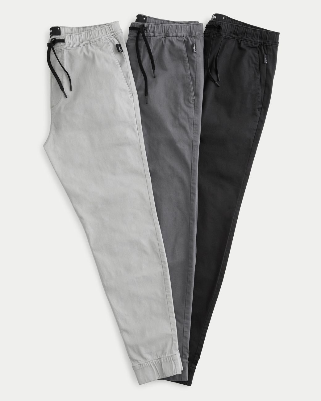 Skinny twill joggers sale