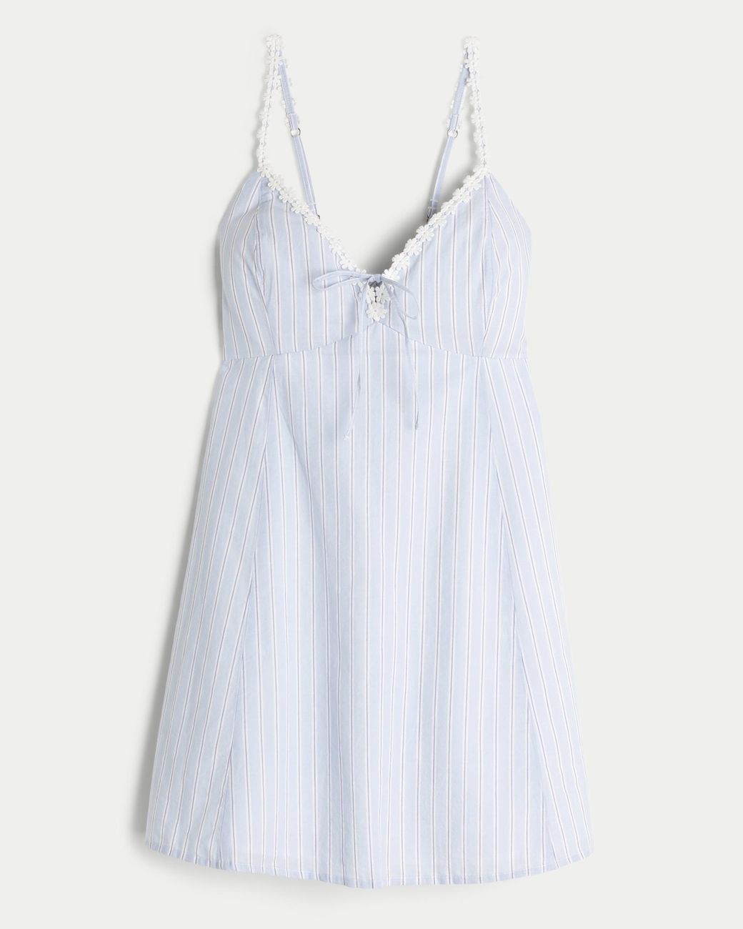 Hollister White Daisy Trim Mini Dress