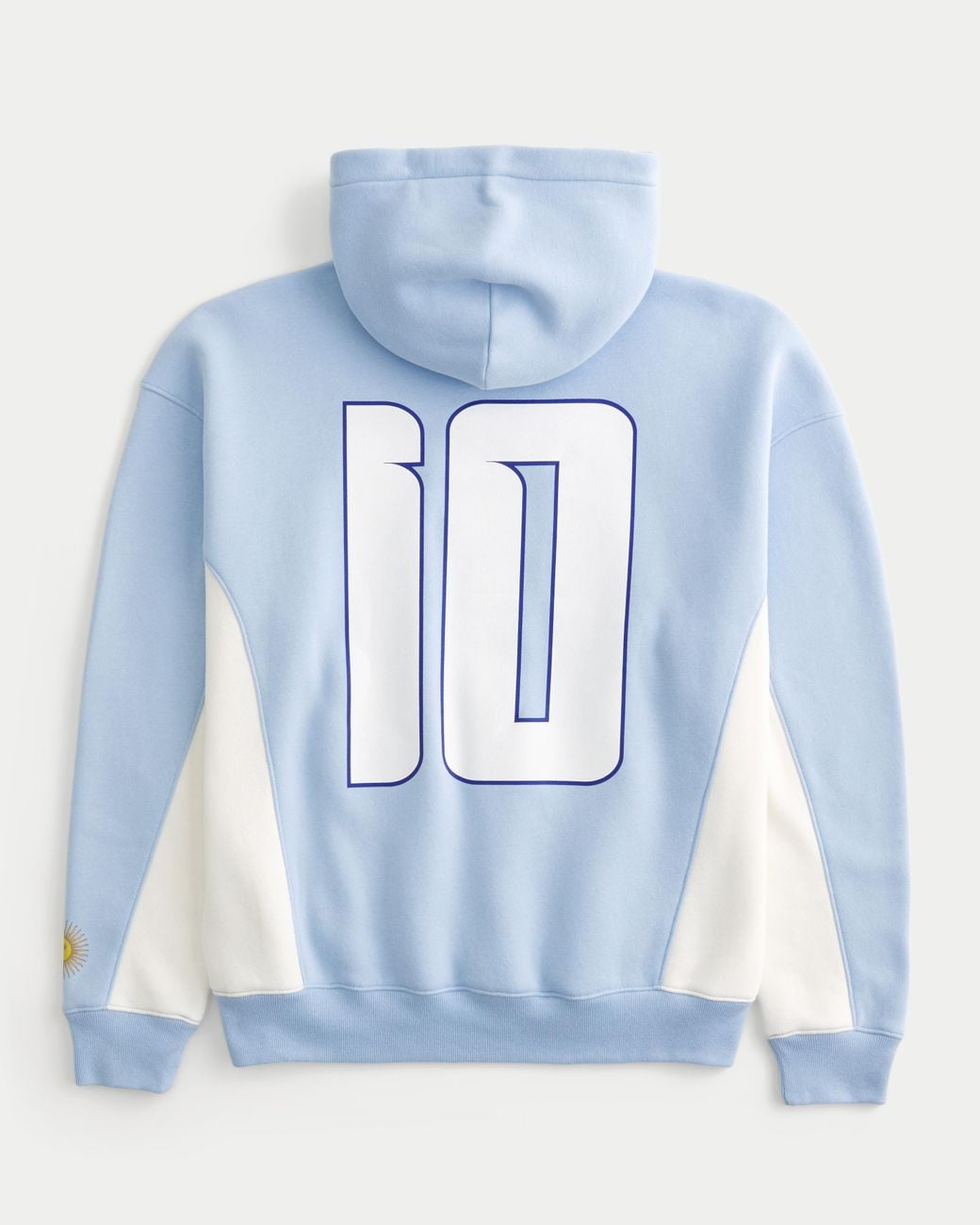 Hollister Blue Argentine Football Association Graphic Hoodie for men