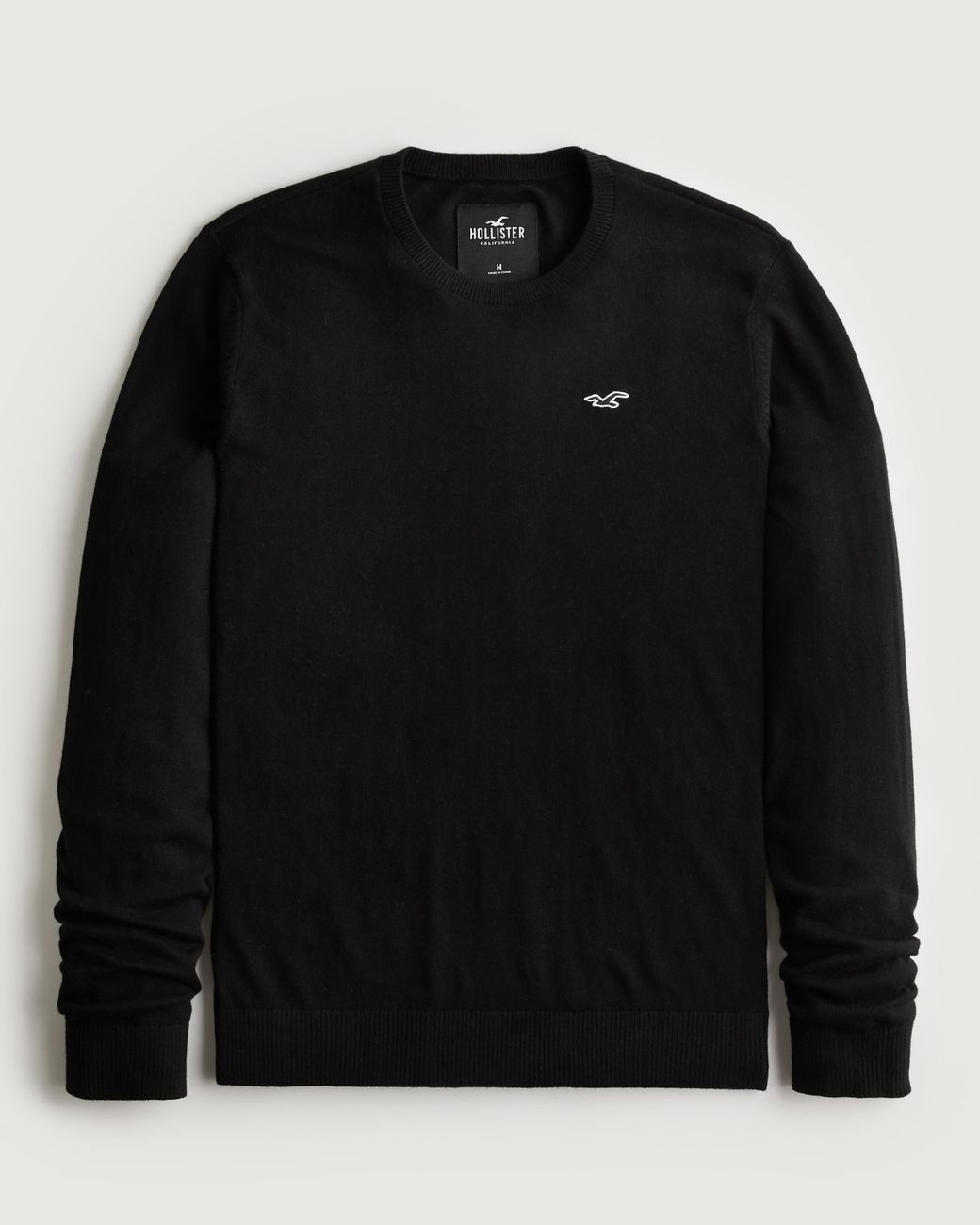 Black sweater hollister discount