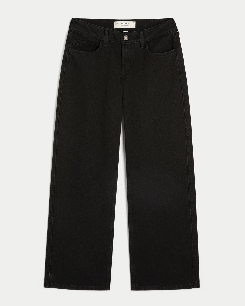 Hollister Curvy Low-rise Black Baggy Jeans