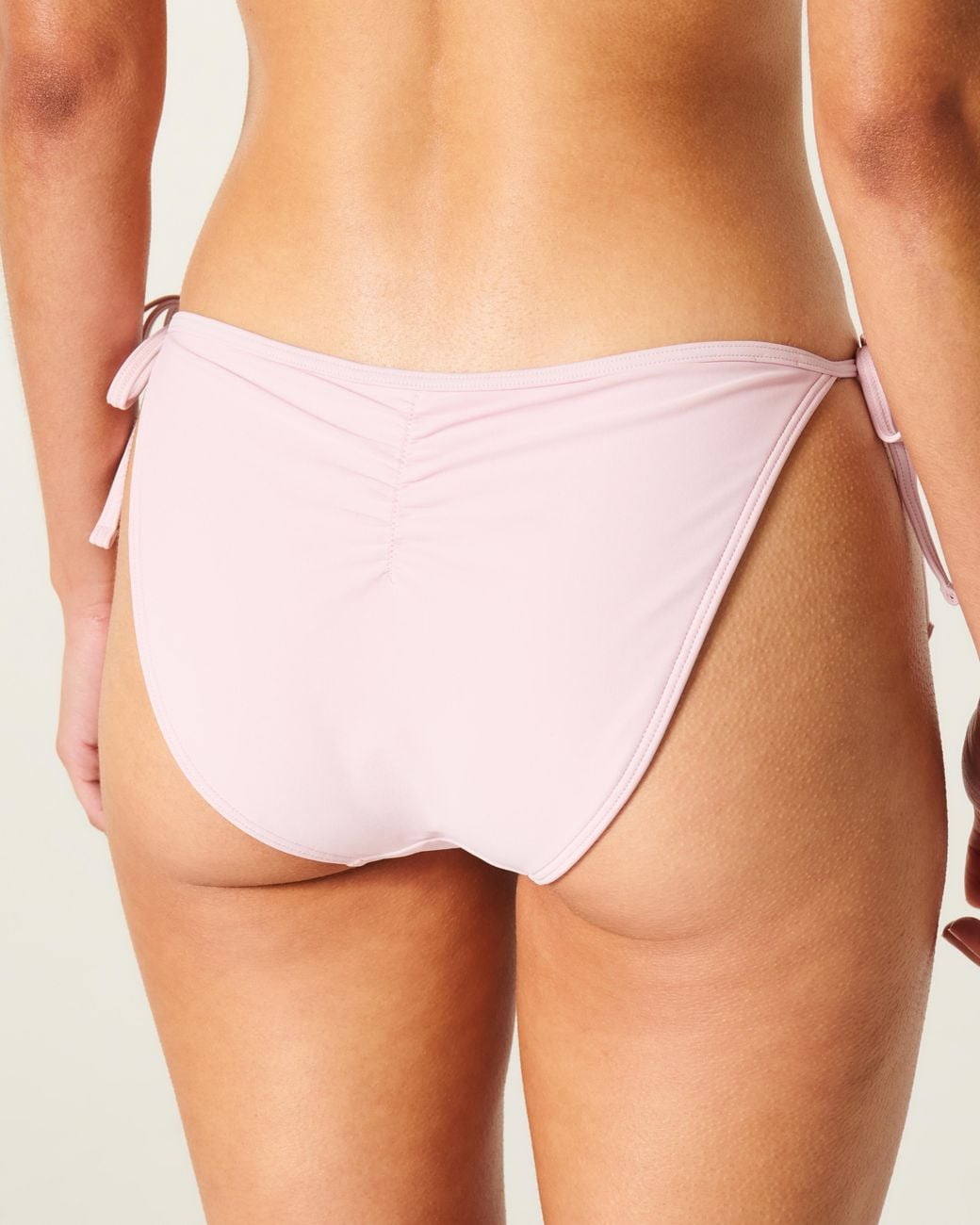 Hollister Pink Low-rise Side-tie Bikini Bottom