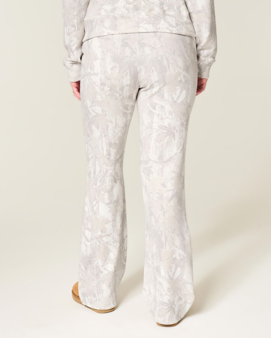 Hollister White Camo Boot Sweatpants