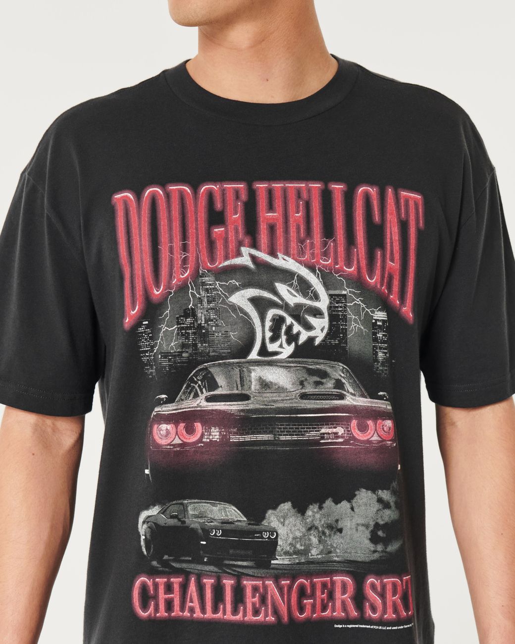 Maddmax Design Challenger SRT Hellcat Classic Black Muscle Car T-Shirt – Unisex