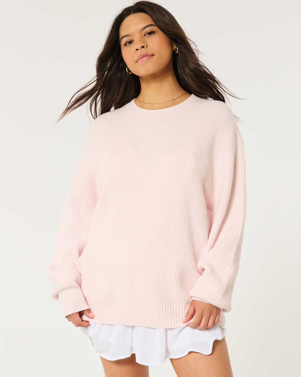 Hollister sweater pink hot sale