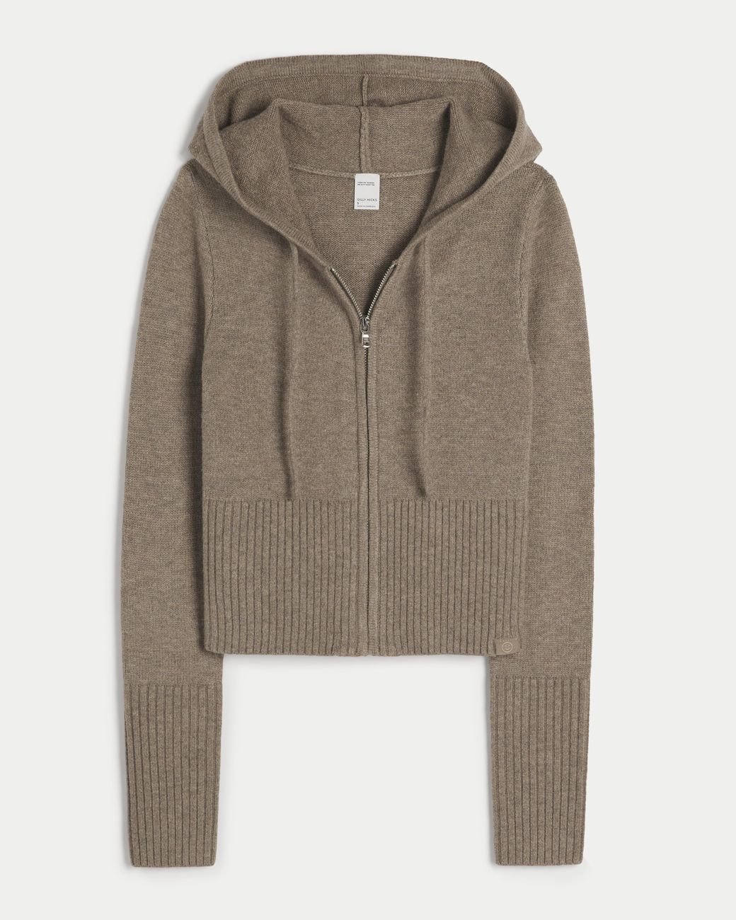 Sweater-Knit Hoodie