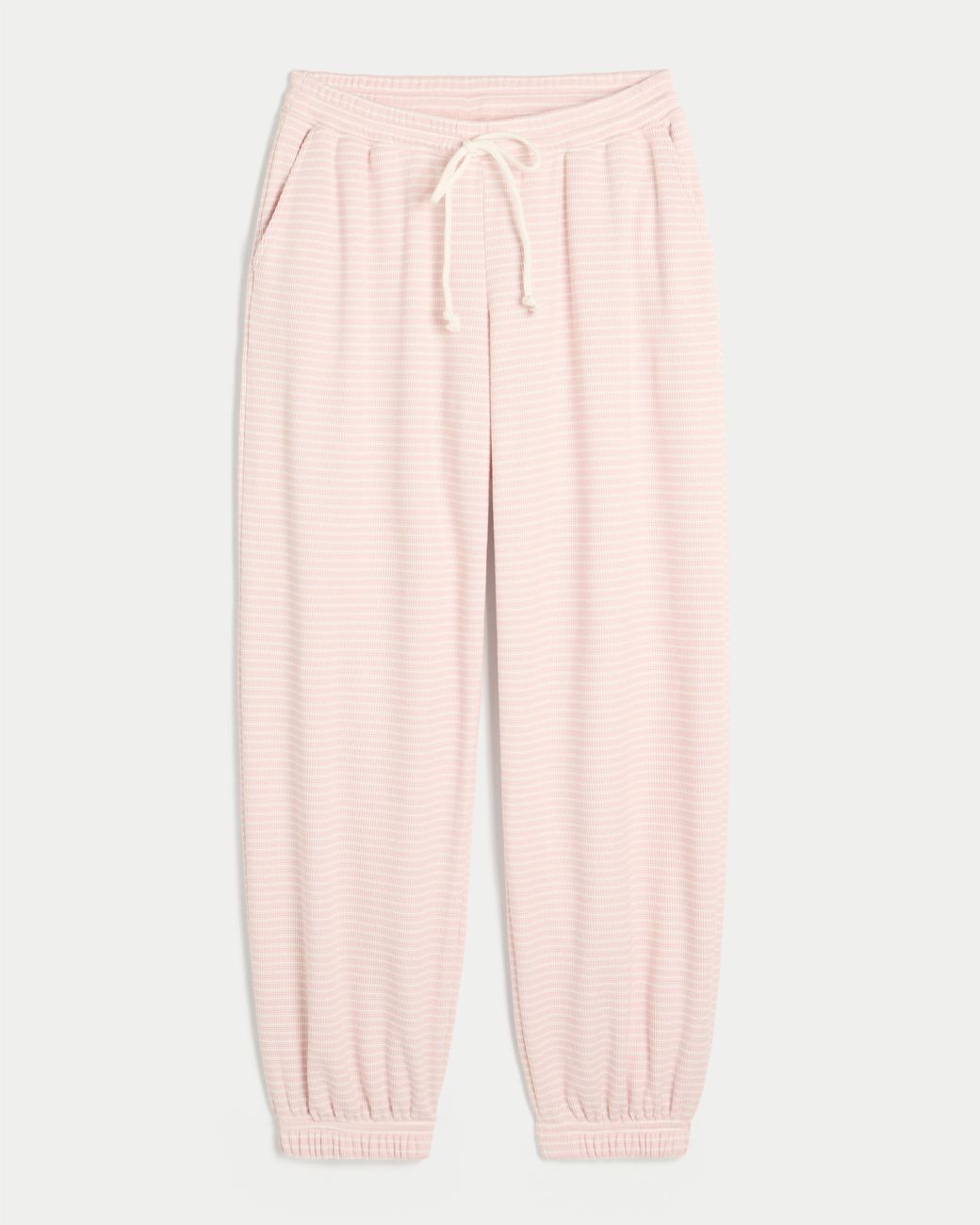 Hollister Pink Gilly Hicks Always Cozy Waffle Baggy Joggers