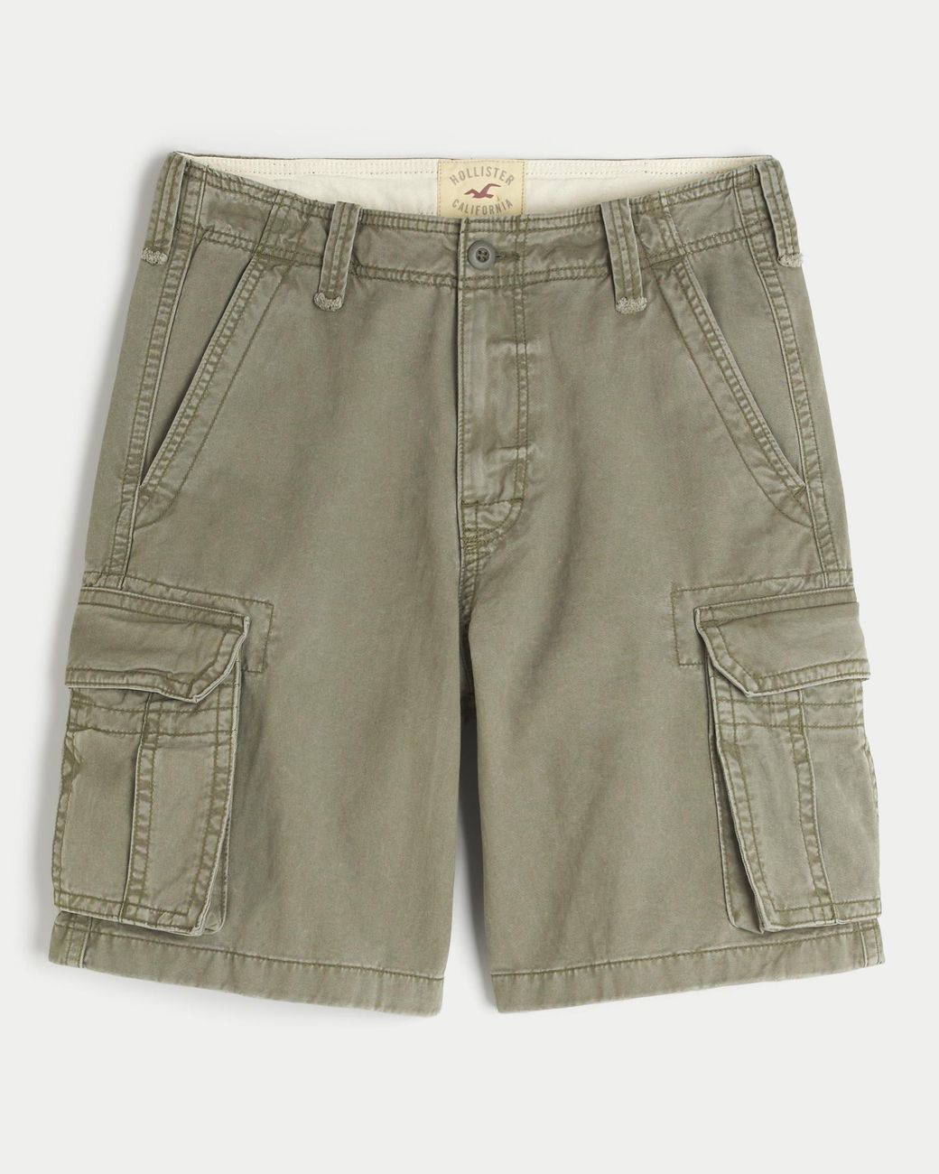 Hollister Green At-the-knee Baggy Cargo Shorts for men