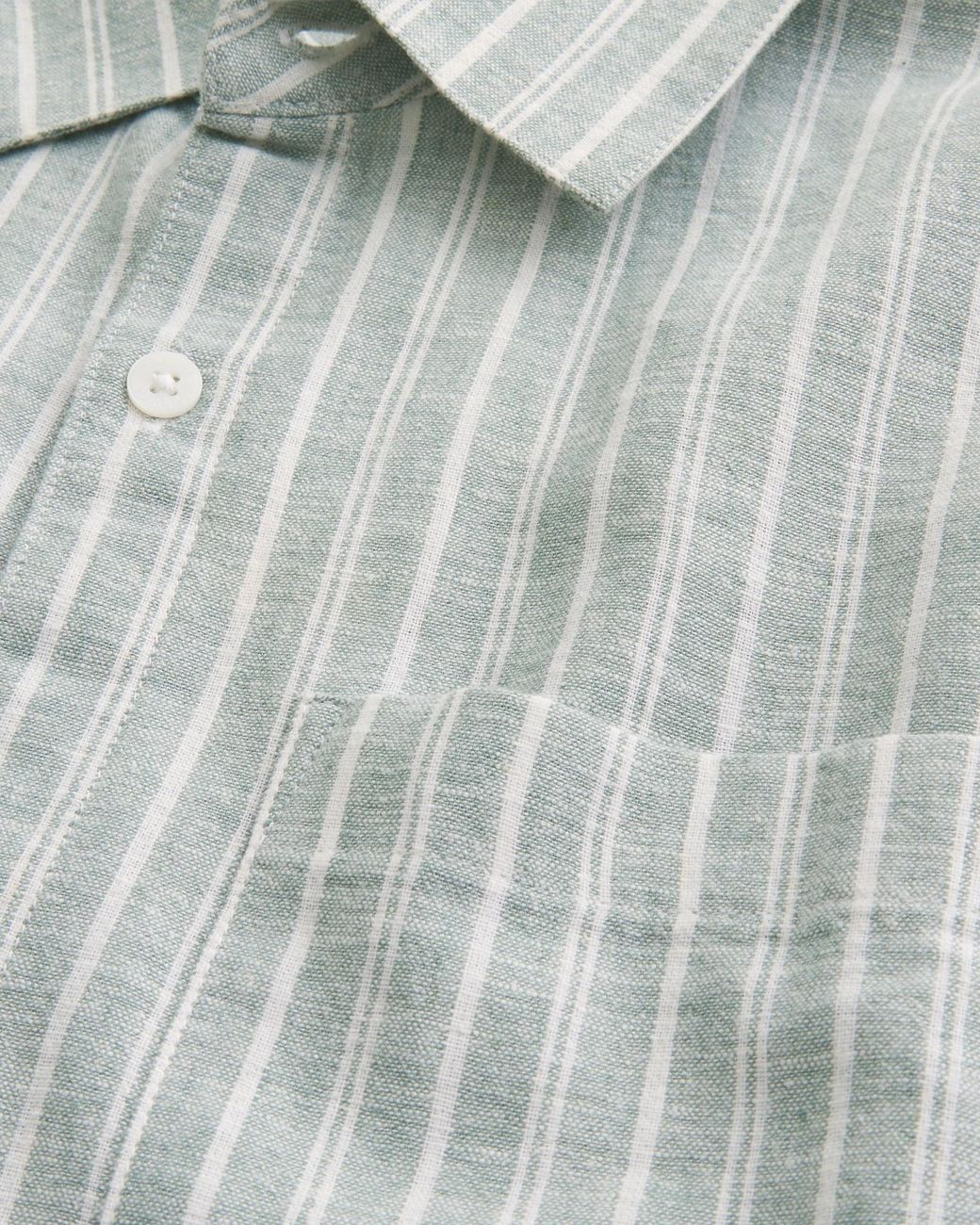 Hollister Gray Long-sleeve Linen-blend Shirt for men