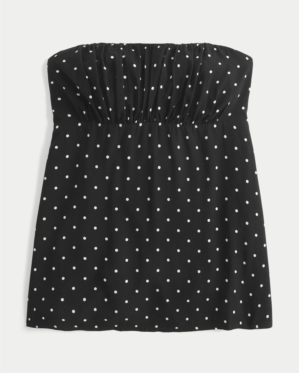 Hollister Black Easy Strapless Babydoll Top