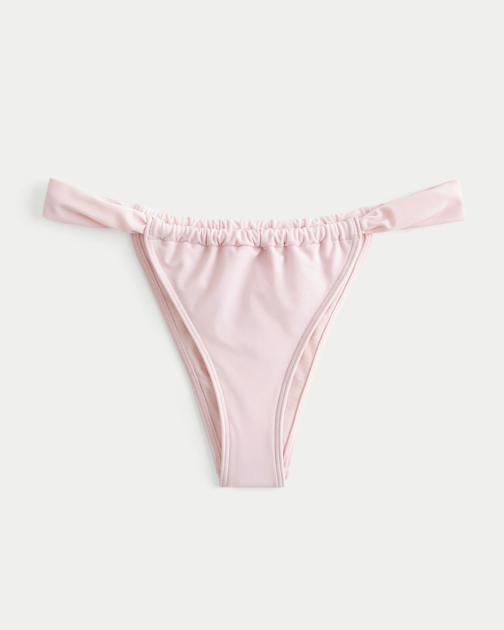Hollister Pink Wide Strap Cheekiest Bikini Bottom