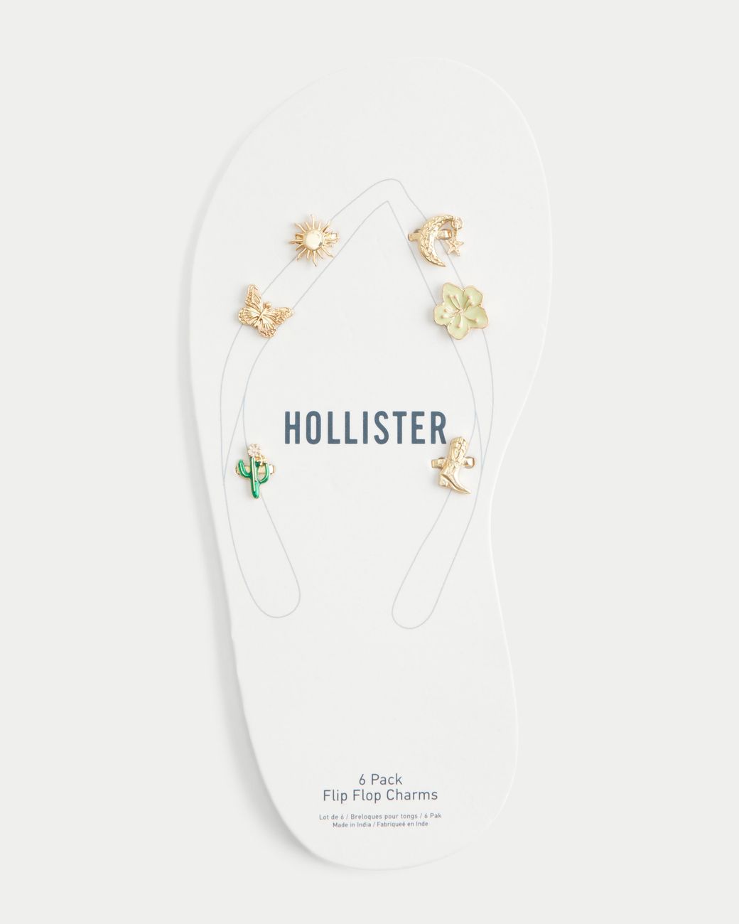 Hollister White Desert Music Festival Charm 6-pack