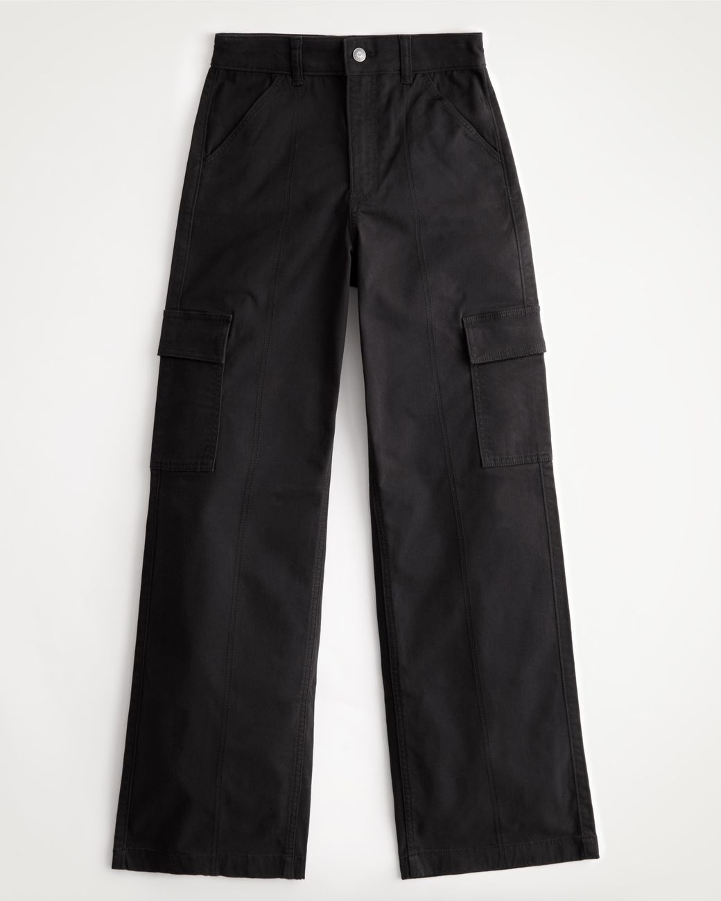 Hollister Ultra Highrise Y2k Baggy Cargo Pants in Black Lyst UK