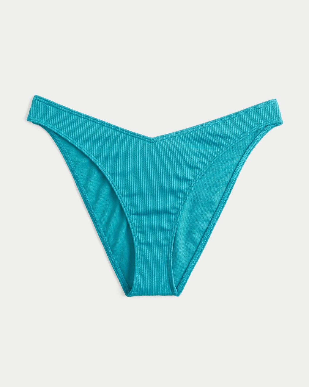 Hollister Blue Rib Cheeky Bikini Bottom