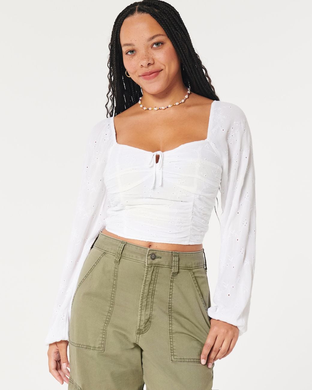 ruched waist top