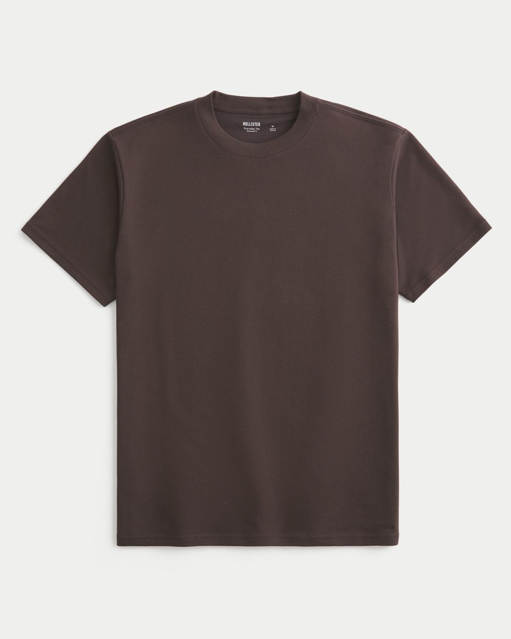 Hollister Brown Relaxed Everyday Tee for men