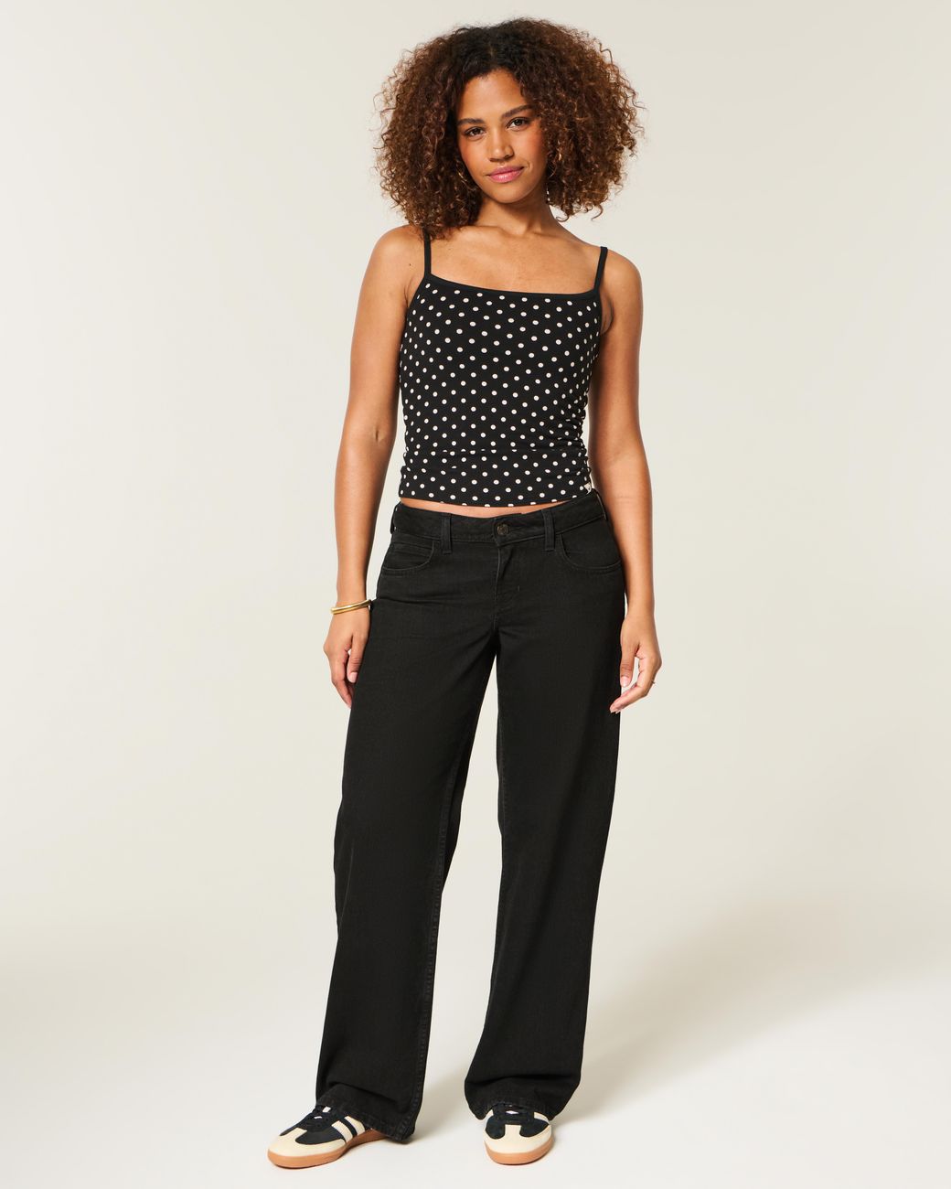 Hollister Curvy Low-rise Black Baggy Jeans