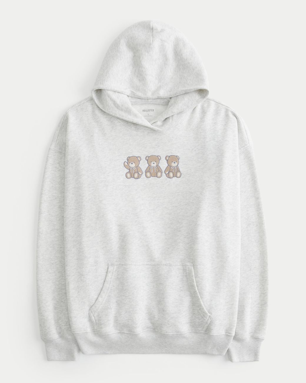 Hollister Oversized Teddy Bear Graphic Hoodie in White Lyst UK