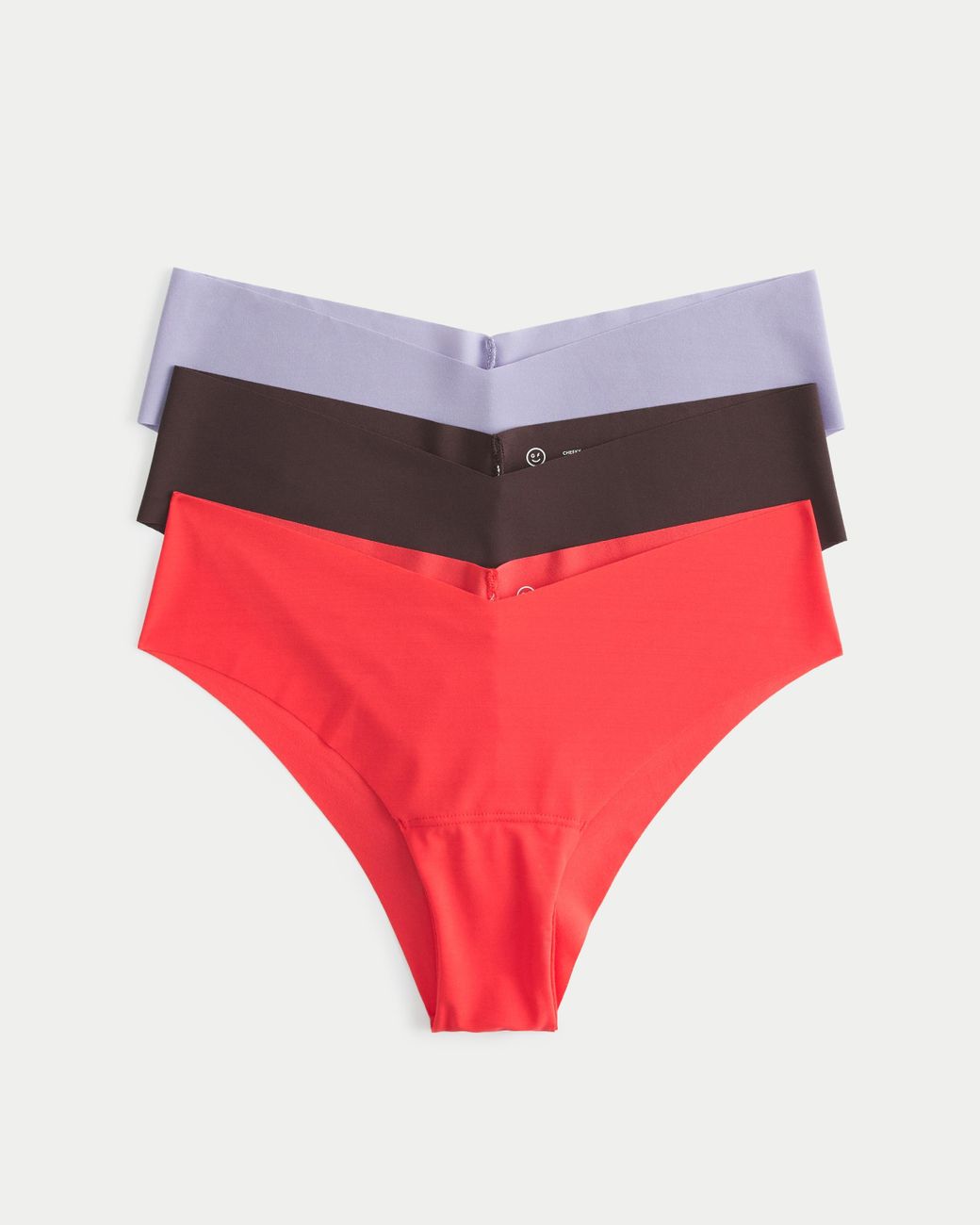 Hollister Gilly Hicks No-show Cheeky Underwear 3-pack in Red